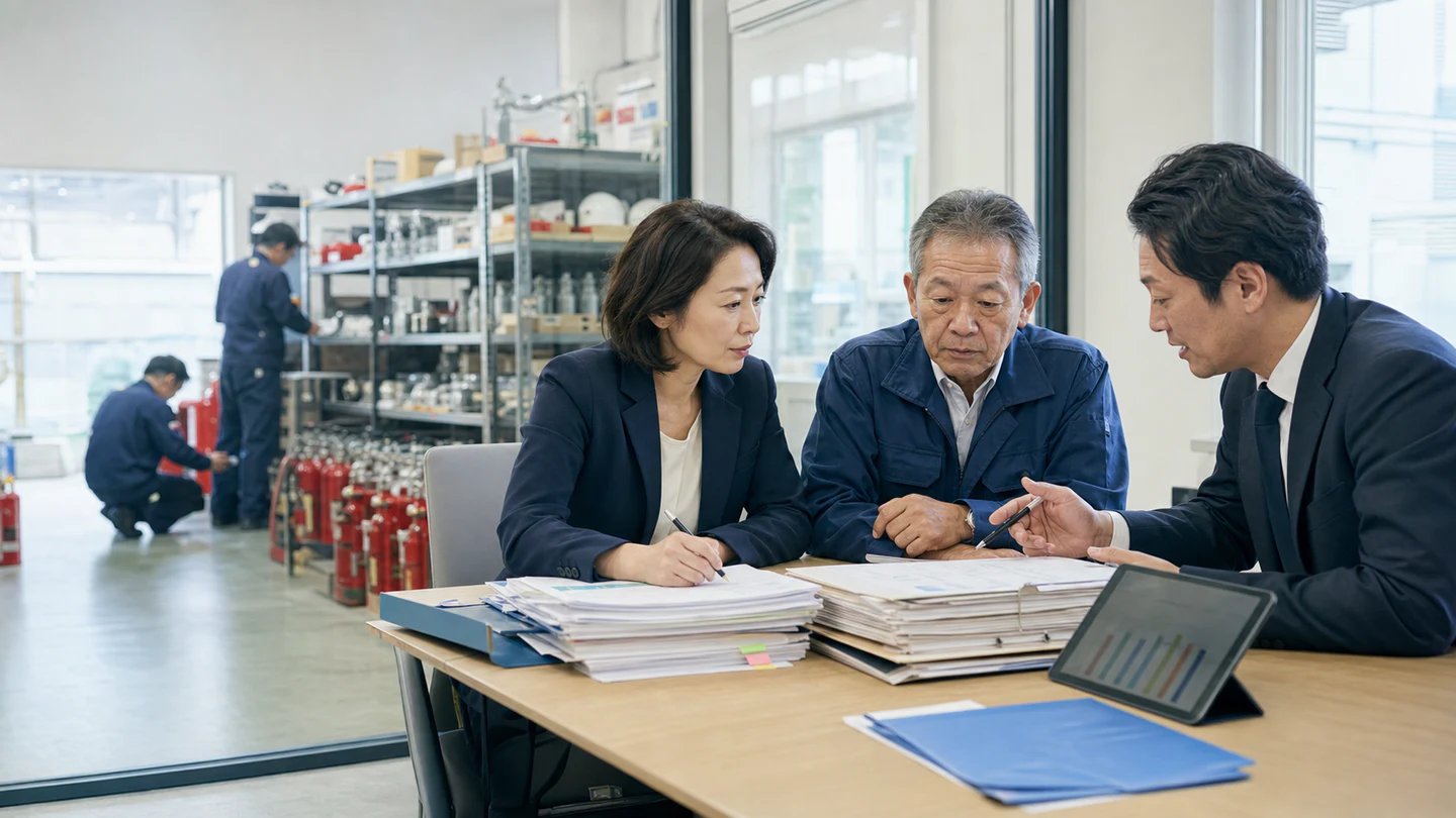 消防設備会社M&Aの運転資本を工事台帳と月次資料で確認する経営者